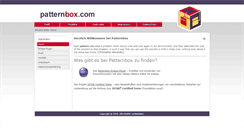 Desktop Screenshot of patternbox.com
